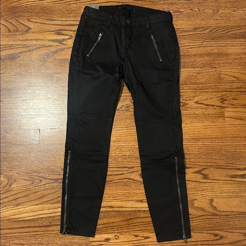 JBrand Black Moto Pants